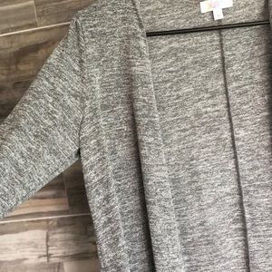 LulaRoe Gray Duster Cardigan